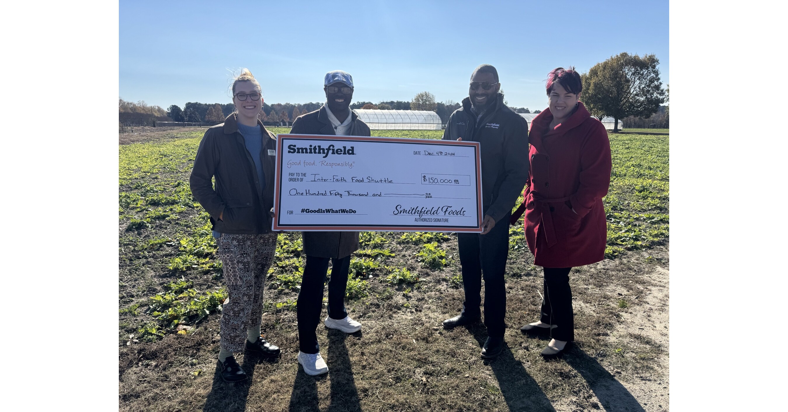 Smithfield Foods Provides $150,000 to Inter-Faith Food Shuttle ...
