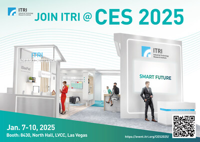 ITRI to Exhibit Innovations in Wellness and Smart Medical Tech at CES 2025