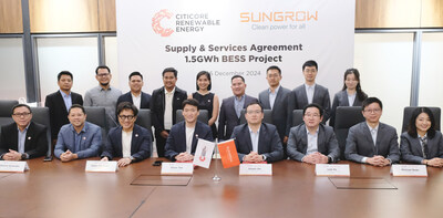 Sungrow dan CREC Resmi Berkolaborasi dalam Proyek "Battery Energy Storage" Berkapasitas 1,5 GWh di Filipina