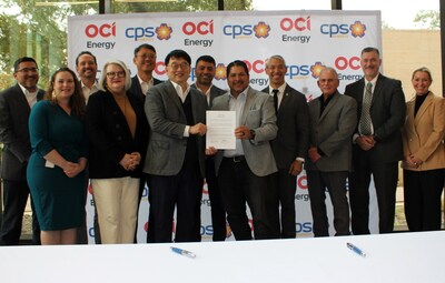 OCI Energy and CPS Energy group photo