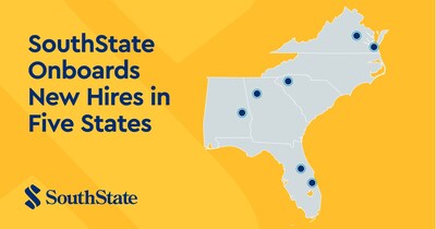 SouthState has added 14 experienced bankers across Georgia, Virginia, Alabama, Florida and South Carolina. In addition, SouthState has named a new market president in Jacksonville, Florida.