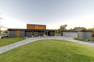 If James Bond were a rancher: Ultramodern horse farm near Dallas-Fort Worth offers sleekest country house in Texas, with underground theater and rooftop lookout lounge