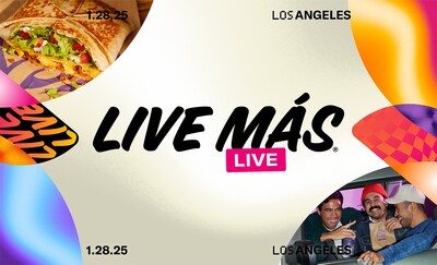 Taco Bell’s second Live Más Live will be held on January 28, 2025 at the Hollywood Palladium.