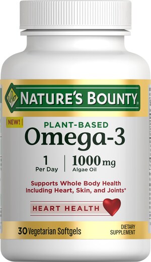 Nature's Bounty® Introduces New Plant-Based Omega-3 Supplement