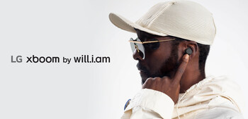 All “xboom by will.i.am” products bear the mark of will.i.am, who took part in creating LG xboom’s signature sound that boasts a rich bass with a balanced and warm tones.