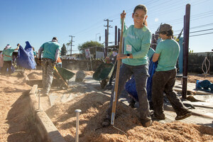 Foresters Financial and KABOOM! partner with the Boys & Girls Clubs of Fullerton to provide an outdoor playspace for children and youth at the Lozano Teen Center