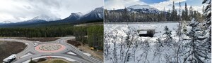 Roadway infrastructure upgrades in the iconic Lake Louise area improve the visitor experience and support connectivity for wildlife