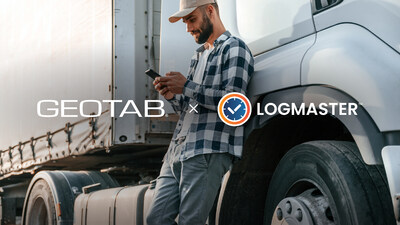 Geotab and Logmaster partner to seamlessly integrate their solutions. (PRNewsfoto/Geotab)