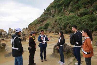 Participants visited Keelung Heping Island Geo Park