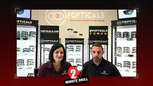 Popticals Sunglasses CEO and COO Husband and Wife Team Wins Top Prize Pitching the Company's Product on David Meltzer's Hit Show "2 Minute Drill"