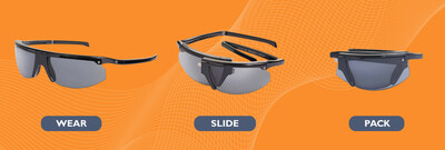 Popticals sunglasses integrate a patented FL2 Micro-Rail System technology for one-of-a-kind collapsibility that makes them easily portable and safely packable in small spaces.