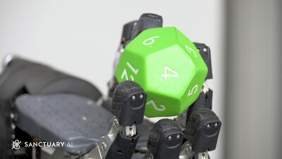 Sanctuary AI’s unique hydraulic actuation approach enables their robotic hands with the dexterity needed for fine in-hand manipulation (CNW Group/Sanctuary AI)