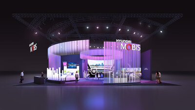 Hyundai Mobis Booth at CES 2025