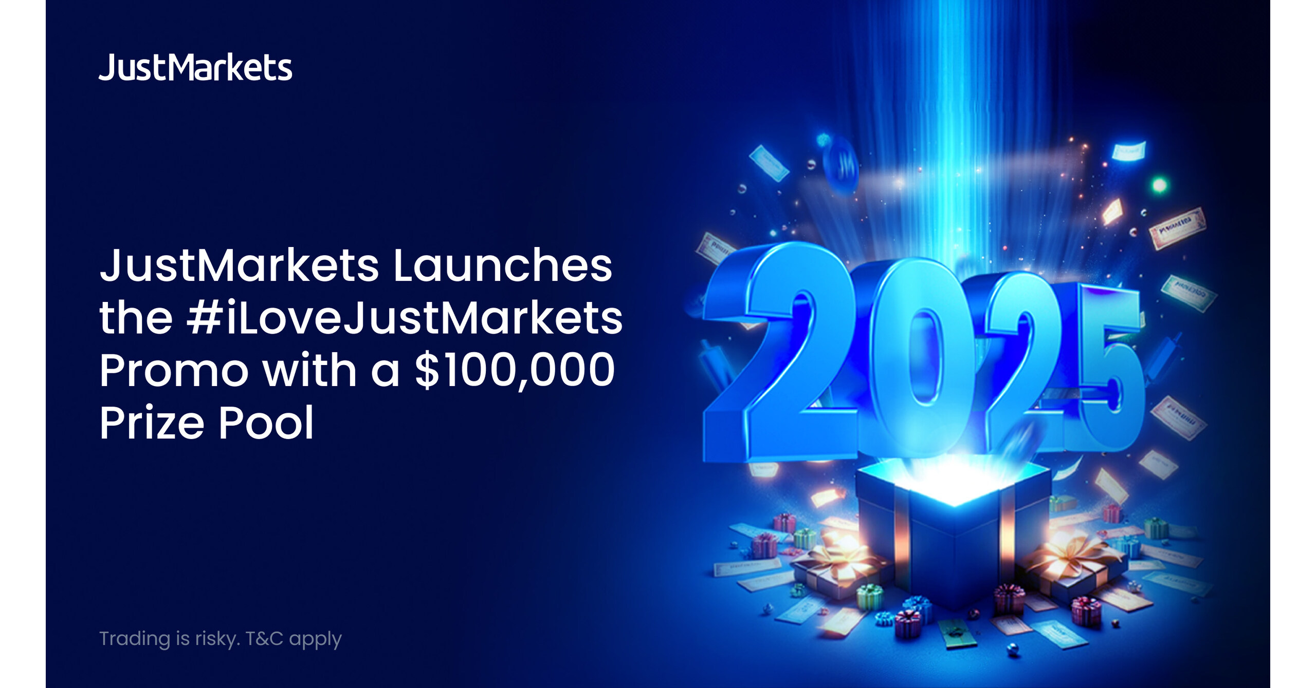 JustMarkets Launches the iLoveJustMarkets Promo with a 100,000 Prize Pool