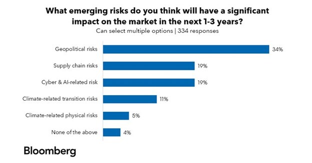Bloomberg Survey Reveals Geopolitical Risk is Top of Mind for Market Participants