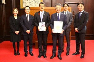 transcosmos makes donation to Miyazaki Prefecture using corporate version of Furusato Nozei