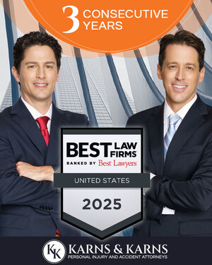 Karns &amp; Karns Attorneys Earn "Best Lawyers 2025" Award for Excellence in Commercial Vehicle Accident Law in Texas