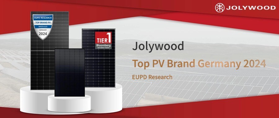 Jolywood Solar wird auf der Solar Solutions Düsseldorf als „Top PV Brand Germany 2024