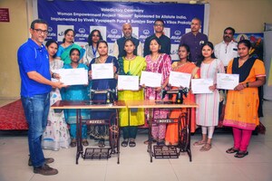 Allstate India empowers women with valuable job skills and equipment in 2nd year of Project Nirmiti