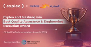 Expleo and Mashreq win Best Quality Assurance &amp; Engineering Execution Award at the IBSi Global FinTech Innovation Awards 2024