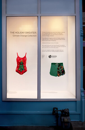 FUSE Create Launches "The Holiday Sweater: Climate Change Collection" to Highlight the Impacts of a Warming Planet in support of the David Suzuki Foundation