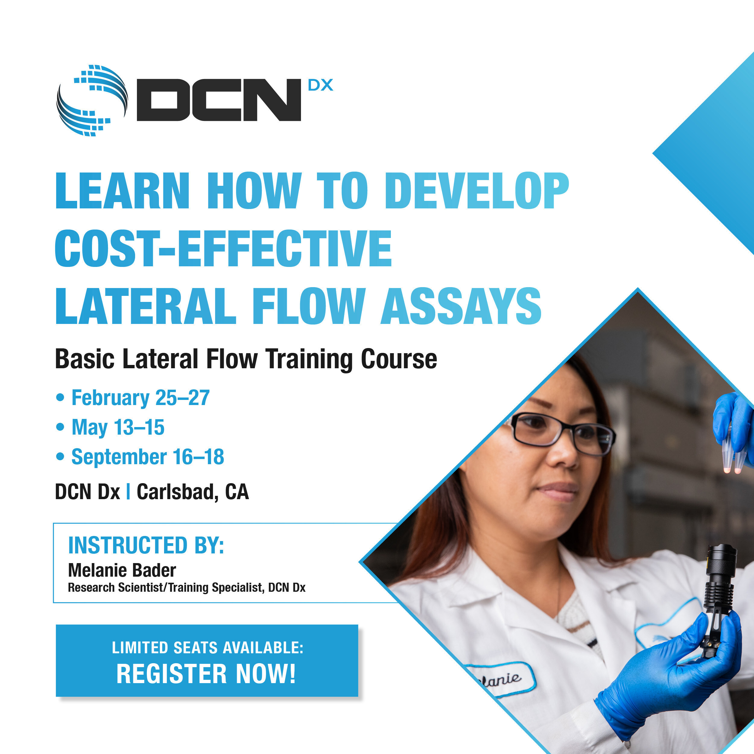 DCN Dx Announces 2025 Basic Lateral Flow Training Course Dates