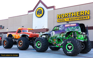 Experimente una legendaria camioneta Monster Jam® de cerca en la tienda de Northern Tool + Equipment en Burleson