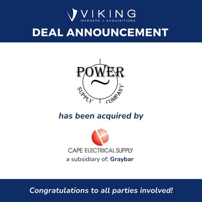 Power Supply Company has been acquired by Cape Electrical Supply, a subsidiary of: Graybar.