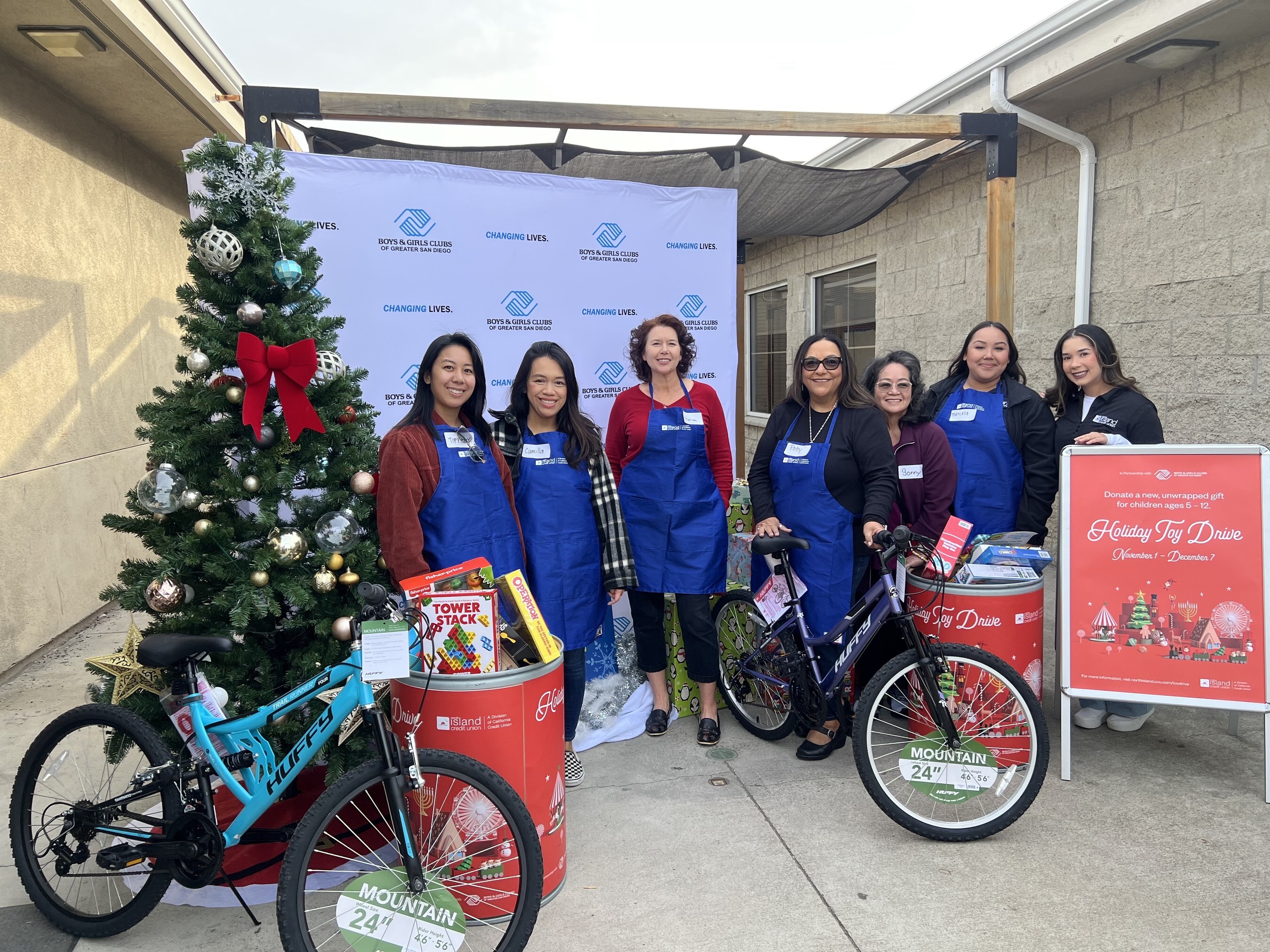 North Island Credit Union Delivers Holiday Toys & Gifts To Boys & Girls Clubs of Greater San Diego