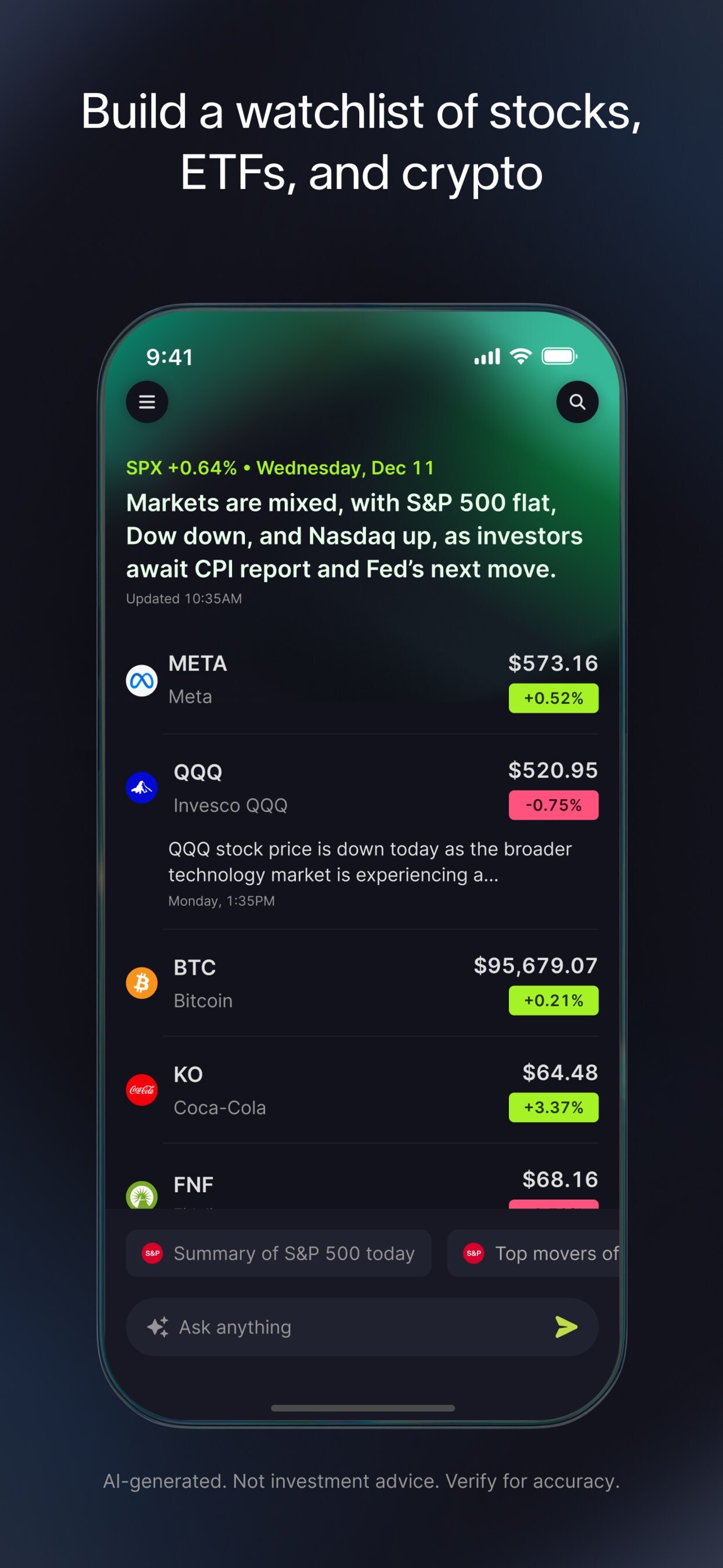 Alpha, a New AI Watchlist App, Launches to Give Individual Investors Real-Time Insights On The Markets