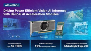 Advantech Unveils Hailo-8 Powered AI Acceleration Modules for High-Efficiency Vision AI Applications