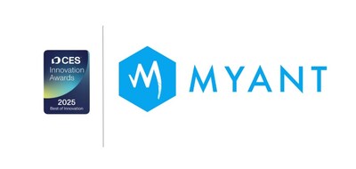 CES Innovation Awards and Myant logo