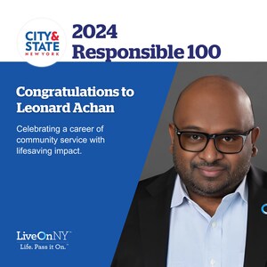 LiveOnNY President &amp; CEO Leonard Achan Named to City &amp; State New York's 2024 Responsible 100