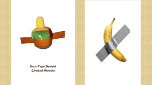 From Banana to Dreidel: Duct Tape as a Symbol of Joy, Resilience, and Divine Connection: Long Island Rabbi Refuses to Go Bananas!