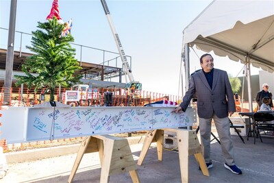 PMB and Abrazo Health celebrate the steel topping-out on the first combination medical building and inpatient rehabilitation facility in Goodyear, Arizona