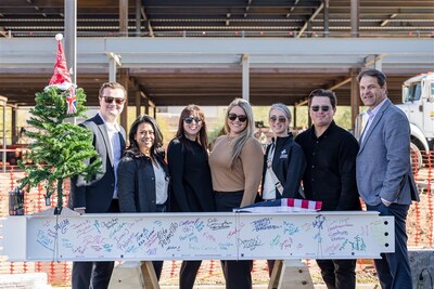 PMB and Abrazo Health celebrate the steel topping-out on the first combination medical building and inpatient rehabilitation facility in Goodyear, Arizona