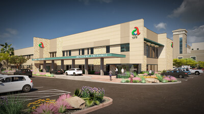PMB and Abrazo Health celebrate the steel topping-out on the first combination medical building and inpatient rehabilitation facility in Goodyear, Arizona