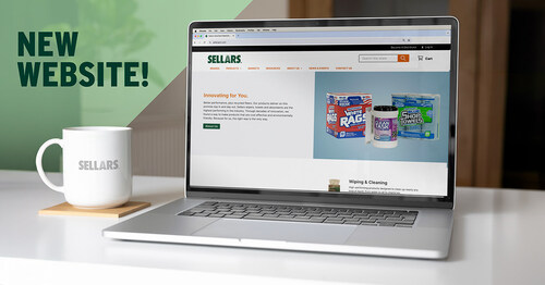 Sellars Absorbent Materials, a Milwaukee-based manufacturer of wipes, absorbents and towel and tissue products, has introduced a new website at Sellars.com.