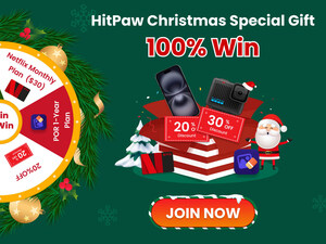 HitPaw Announces Exciting Christmas Sales, Celebrate the Season with Unbeatable Discounts &amp; Special Gifts