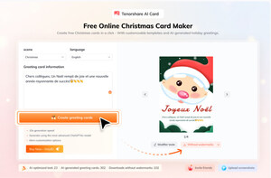 Tenorshare AI Card Launch: The New Online Free Christmas Card Maker