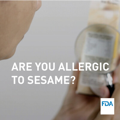 Are you allergic to sesame? 