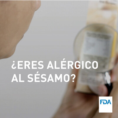 ¿Eres alérgico al sésamo?