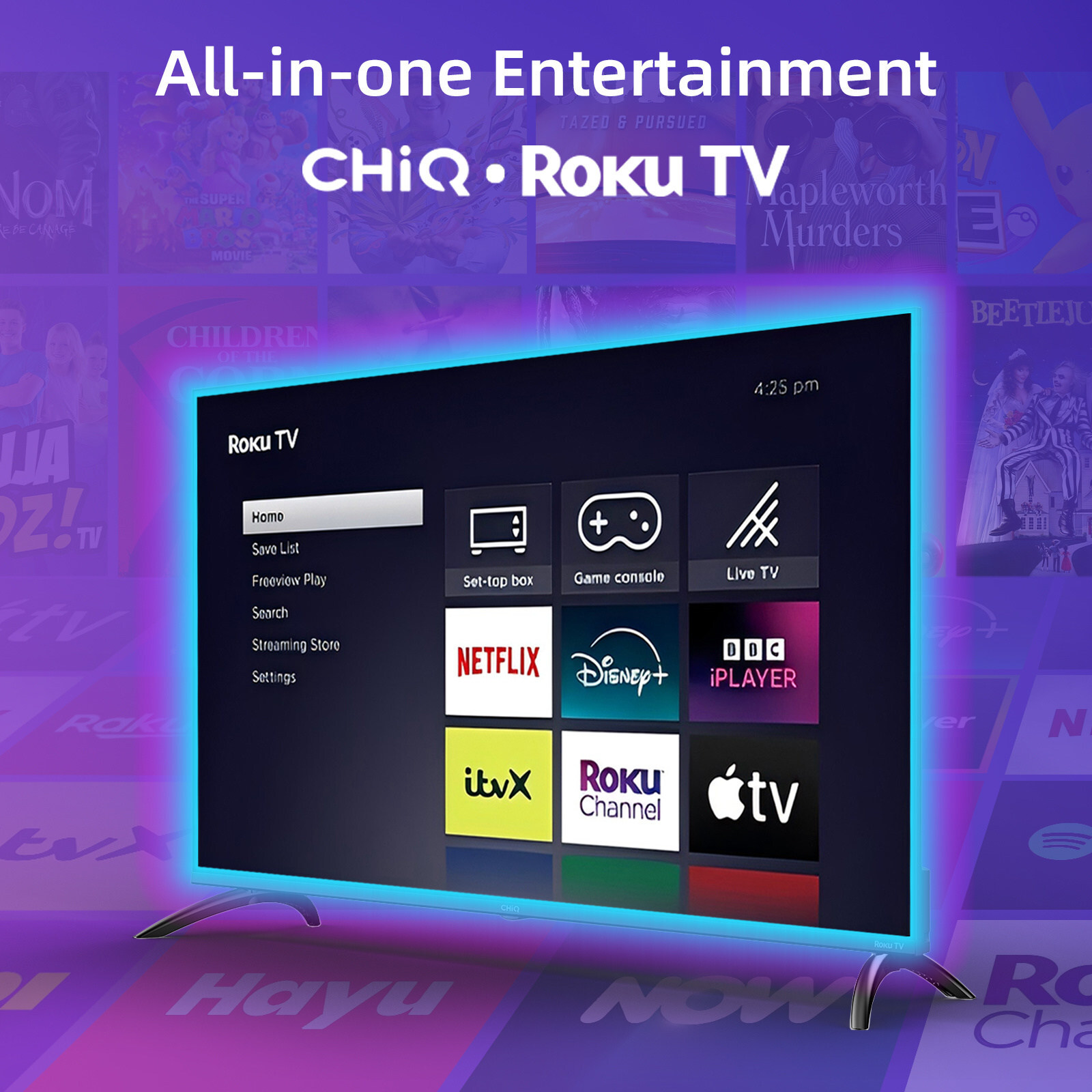 Roku launches new QLED TV models with CHiQ in the UK