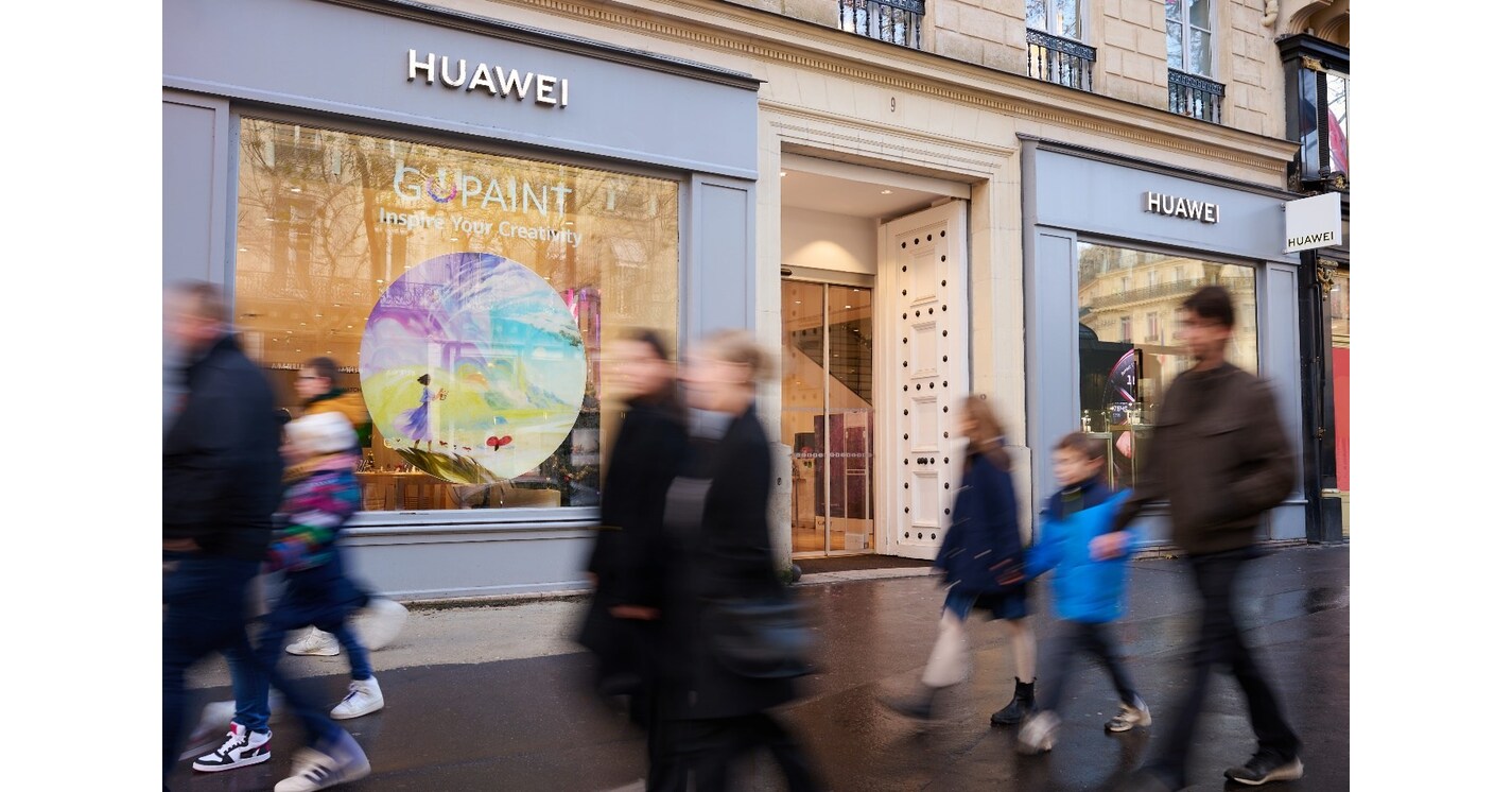 "GoPaint Worldwide Creating Activity" Berlangsung di HUAWEI Flagship Store Opéra, Paris