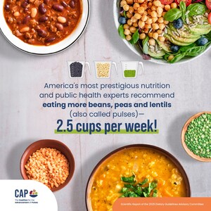 Experts Recommend Boosting Weekly Pulses Intake from 1.5 to 2.5 Cups, Recognizing Their Unique Role in Reducing Diet-Related Chronic Diseases