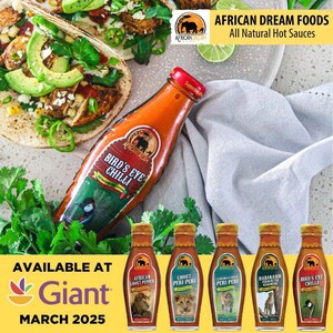 African Dream Foods to Launch in Giant Food This Coming March