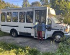 Malika Williams' vision is to convert this 14-passenger bus into The L.I.V.E. Outreach Mobile Mentoring Hub