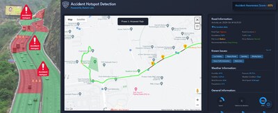 Revolutionizing Road Safety with AI: Skylark Labs’ Accident Hotspot Detection System, in collaboration with Mercedes-Benz Research and Development India, delivers real-time accident risk insights and actionable alerts, ensuring safer journeys for drivers.