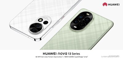 HUAWEI nova 13 Series (PRNewsfoto/HUAWEI) HUAWEI nova 13 Series (PRNewsfoto/HUAWEI)