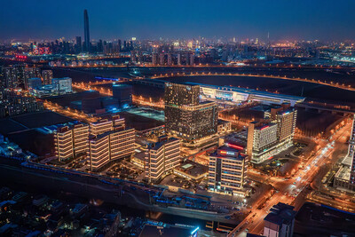 Perennial Tianjin South HSR International Healthcare and Business City (Night Shot)